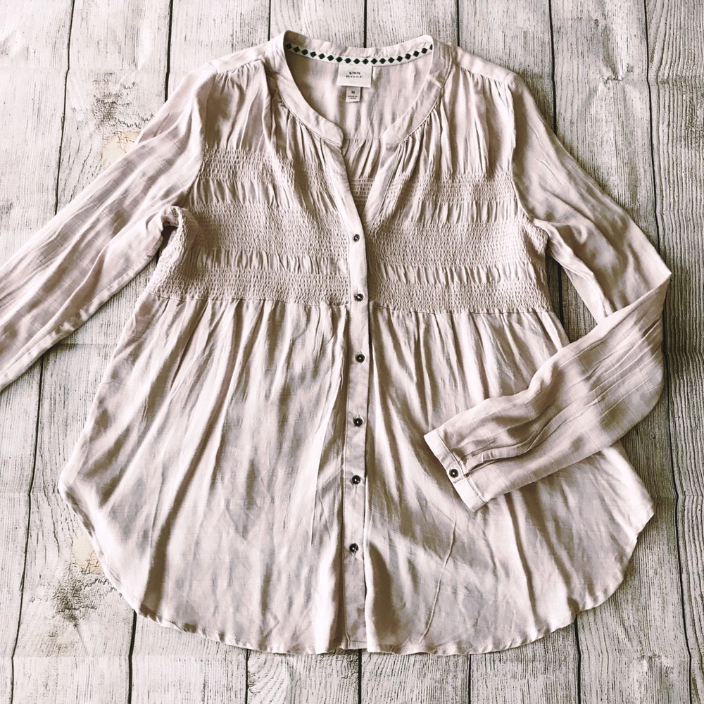Knox Rose Babydoll Tunic in Blush